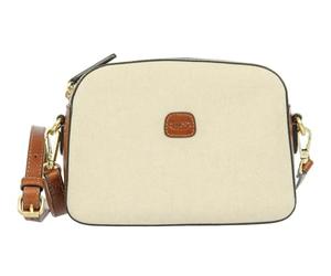 Bric's bolso bandolera Volterra Trama Crossbody Bag Cappuccino beige