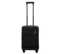 Brics BY Ulisse - Carrito de cabina de 4 ruedas con bolsillo delantero (55 cm, USB), Negro , Talla única
