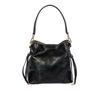 Bric's Cuero bolso bandolera Volterra Bucket Bag Black negro