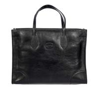 Bric's Cuero maletín con compartimento para portátil Volterra Opera Bag Black negro