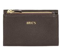 Bric's Cuero Monedero Gondola Fioraliso Wallet Ebony marrón Oscuro