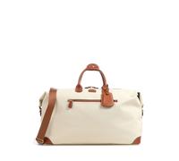 Brics Firenze Bolsa de fin de semana crema, fibra sintética, 55 x 32 x 20cm
