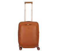 Bric's Life Pelle 4 ruedas Maleta de cabina 55 cm marrón