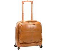 Bric's Life Pelle 4 ruedas Trolley business Piel natural 39 cm marrón
