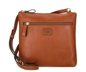 Brics Life Pelle - Bolso bandolera 25 cm (cognac)