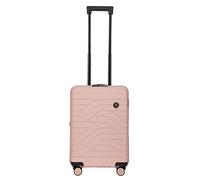 Bric's Maleta Trolley Rígida Expandible Colección Ulisse B|Y, Equipaje de Mano de 4 Ruedas, Resistente y Ultraligera, Conexión USB, Candado TSA Integrado, Dimensiones 37x55x23/27, Rosa Perla