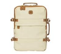Bric's mochila bolsa de viaje con compartimento para portátil Firenze Underseat Backpack Cream crema