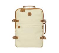 Bric's Mochila de viaje Firenze con compartimento para portátil de 42 cm beige