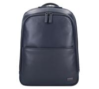 Bric's Torino Mochila de negocios Piel natural 40 cm Compartimento para el portátil azul