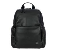 Bric's Torino Mochila de negocios Piel natural 45 cm Compartimento para el portátil negro
