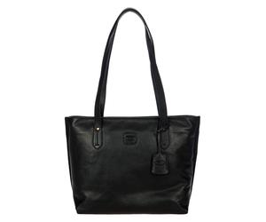 Bric's Volterra Bolsa de hombro Piel natural 28 cm negro