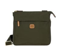 Bric's X-Collection Bolsa de hombro 26 cm con pliegue de expansión verde oliva