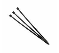 Brida - brida de poliamida negra de 4,5x280 mm, paquete de 100 unidades, ideal para sujeción y organización de cables y elementos diversos.