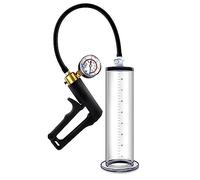 Brida Cilindro de Piso Manómetro Profesional Pene Resistencia Entrenamiento Equipo de Ejercicios, Bombas de vacío Manuales, 9 x 2,25 Pulgadas(12 * 2.5in)