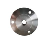 Brida de acero inoxidable Mandril de torno plateado 80 mm, brida conexión mandril M14x1, mini K72-80 for máquina bricolaje (1 pieza)