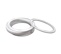 Brida de arandela plana de PTFE for manómetro, junta de unión de tubería de agua, diámetro interior de 3-55 mm, espaciador de junta, sellado for manómetro