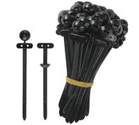 Brida de cables para coche, cierre seguro resistente, clips de pasador de empuje para coche, para cajuela, sedanes, vehículos eléctricos, motocicleta, garaje al aire libre