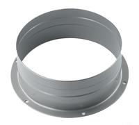 Brida de conector de conducto, brida de metal, montaje de tubería de ventilación de pared, accesorios de conexión de brida de pared de aire, adaptador de brida para ventilación (200 mm)