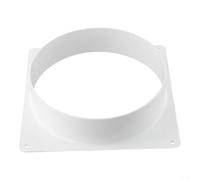 Brida de conector de conducto de ventilación, junta de tubo de ventilación recta de plástico con agujeros preperforados, para ventilador extractor, campana de cocina, ventilador en línea para el hogar