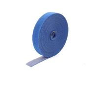 Brida de nailon reutilizable 5 m for almacenamiento cables, cable datos computadora, alimentación, protector gestión sujetadores - Fácil Instalación(Blue,25mm)