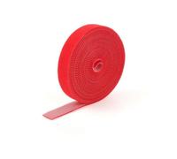 Brida de nailon reutilizable de 5 m for almacenamiento de cables, cable de datos de computadora, cable de alimentación, protector de gestión de sujetadores(Red,20mm)