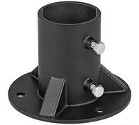 Brida de suelo de metal para estructuras exteriores a base de hormigón, incluidos postes de cerca, estándares de luz y bases de soporte con diseño (B: 65 mm)