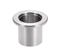 Brida de unión de mandril de vacío KF16 KF25 KF40 KF50 Accesorio de medio niple de acero inoxidable(40mm Height,KF40_SS304)
