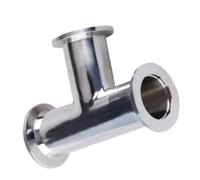 Brida de vacío en T, accesorios rápidos acero inoxidable, casquillo plomería(KF25)