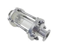 Brida de vacío for mirilla KF16, KF25, KF40 y KF50, de acero inoxidable SS304, con triple abrazadera, de 30 y 40 mm(KF25)