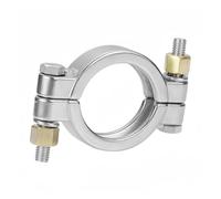 Brida de virola media de acero inoxidable 304 con abrazadera triple sanitaria de alta presión de 38/51/63/76 pulgadas for elaboración y destilación caseras(51mm)