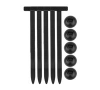 Brida for cables de nailon con cierre automático, hebilla gruesa, Clips empuje, correa cremallera, paquete sujetadores tubería coche, encuadernación fija, 60/100/200/400 Uds(50Sets 100pcs)