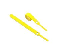 Brida for cables liberable, 50/100 Uds., 150, 200, 250, 300mm, correas de sujeción plástico reutilizables, paquete con cremallera nailon, organizador vendajes(Yellow type2,300mm x 100pcs)