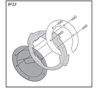 Brida GIVI BF22 Bolsas De Tanque Tanklock/Tanklocked BMW S1000R/RR, R1200GS/R/S