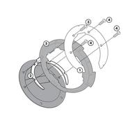 Brida Metálica GIVI BF11 Para BOLSAS TanKlOCK X Multistrada 1200