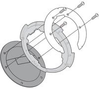 Abrazadera de la bolsa del depósito Givi BF22 Tanklock TU