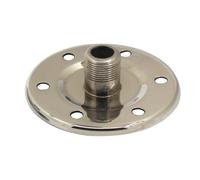 Brida para membrana EPDM repuesto vaso de expansión tanque hidroneumático presurizado depósito presión hidrosfera sanitario (153X32mm Acero inoxidable)