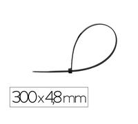 Brida q-connect color negro 300x4,8 mm bolsa de 100 unidades - KF17188