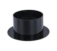 Brida Redonda ABS For Conector De Tubería For Conductos Ventilación, Adecuado For Ventilador Baño, Aire Acondicionado(100MM)