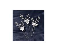 Bridal Hair Accessories Crystal Wedding Hair Pieces-Handmade Rhinestone Bridal Hair Pin for Women, Girls, Bridesmaids (E,6pcs)