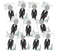 Bridal Party Games - Conversation Games for Date Night | 48 Pack Scratch off Cards for Bridal Shower | Hilarious Engagement Party Gamees | Partys Decorations for Ice Break