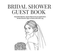 Bridal Shower Guest Book: Blessings, Love & Cherished Memories | Christian Bridal Shower Guest Book with Gift Tracker