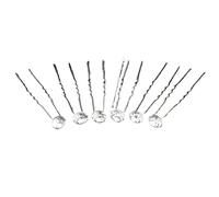 Bridal Wedding Hair Accessories Rhinestone Pins Forks For Women Pearl Hairpins Bride Headpiece Party Jewelry(Silver HSJ3749)