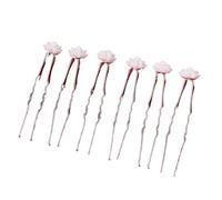 Bridal Wedding Hair Accessories Rhinestone Pins Forks For Women Pearl Hairpins Bride Headpiece Party Jewelry(Silver Color HS6468)