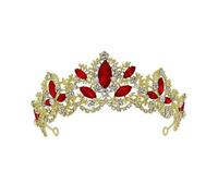 Bridal Wedding Tiara Crown Faux Crystal for Rhinestone Prom Hair Jewelry Accesso B