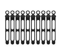 Bridas - 10 Unidades Organizador De Cables De Silicone | Herramienta Multipropósito Para Gestión De Cordones Para Agrupar Almacenamiento Escritorio Coche Carga