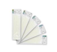 bridas - bolsa de 100 unidades, 3,6x200 mm, fabricadas en poliamida 66, resistentes y duraderas para diversas aplicaciones