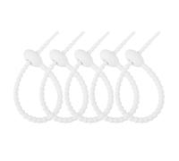 Bridas - Bridas para cables de 15 cm | Organizadores de cables de datos, bridas para cables reutilizables, cintas para cables reutilizables, fàascette er ńavi domésticos multifuncionales, cintas de