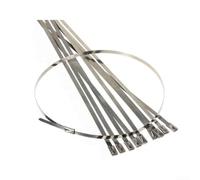 Bridas de acero inoxidable para paneles solares, organizadores de cables fotovoltaicos, clips de cable resistentes a la intemperie para asegurar matriz de ancho inferior a 7 mm