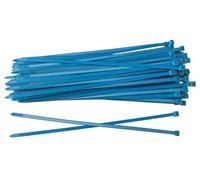 Bridas de cables detectables fuertes, 290 mm x 4,8 mm/100 piezas/azul