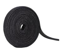 Bridas de nailon autoblocantes, 25M/rollo 10/12/15/20/25/30/50mm organizador de cables gestión bobinadora USB corte nailon lazos Cable auriculares(Black,30mm x 25M)